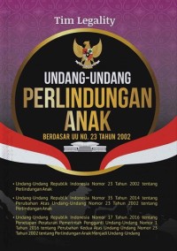 Undang-undang Perlindungan Anak Berdasar UU No.23 Tahun 2002
