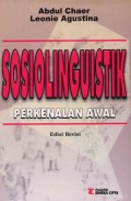 SOSIOLINGUISTIK PERKENALAN AWAL edisi revisi
