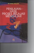 PENILAIAN HASIL PROSES BELAJAR MENGAJAR